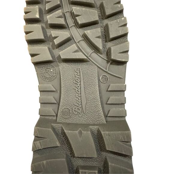 BLUNDSTONE 172 Leather Safety Work Chelsea Boot Stout Brown AUS 10.5 US Men 11.5 - Picture 11 of 16